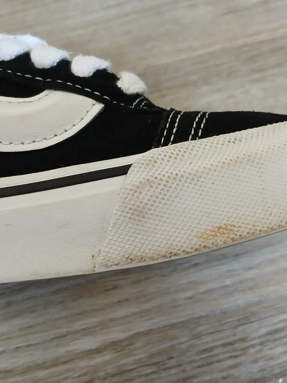 Vans Black and White Low Top Sneakers